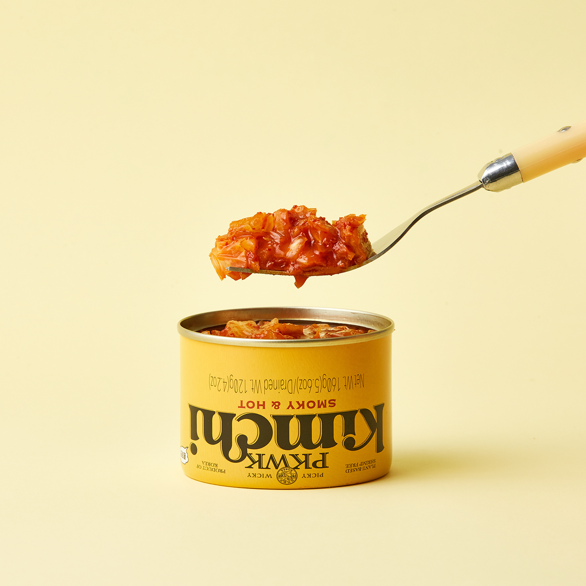 Picky Wicky Smoky & Hot Canned Kimchi 1 Box (5.6oz X 48 cans) KANEYAMA