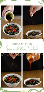 Dress up your Seaweed Flower Salad
