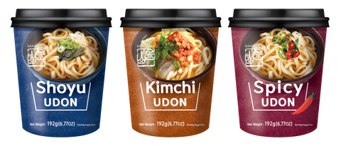 Kaneyama Fresh Cup Udon Noodle 6.77oz (192g) - 3 Flavors