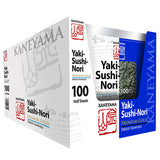 KANEYAMA Yaki Sushi Nori Premium Gold (Blue) Half 100